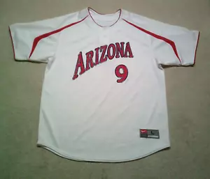 NWOT Arizona Wildcats Baseball Jersey Mens Large White Nike Team - Picture 1 of 10