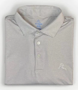 Rhoback The Whaler Heather Stripe Polo Shirt Men’s Size XL Gray - Picture 1 of 12