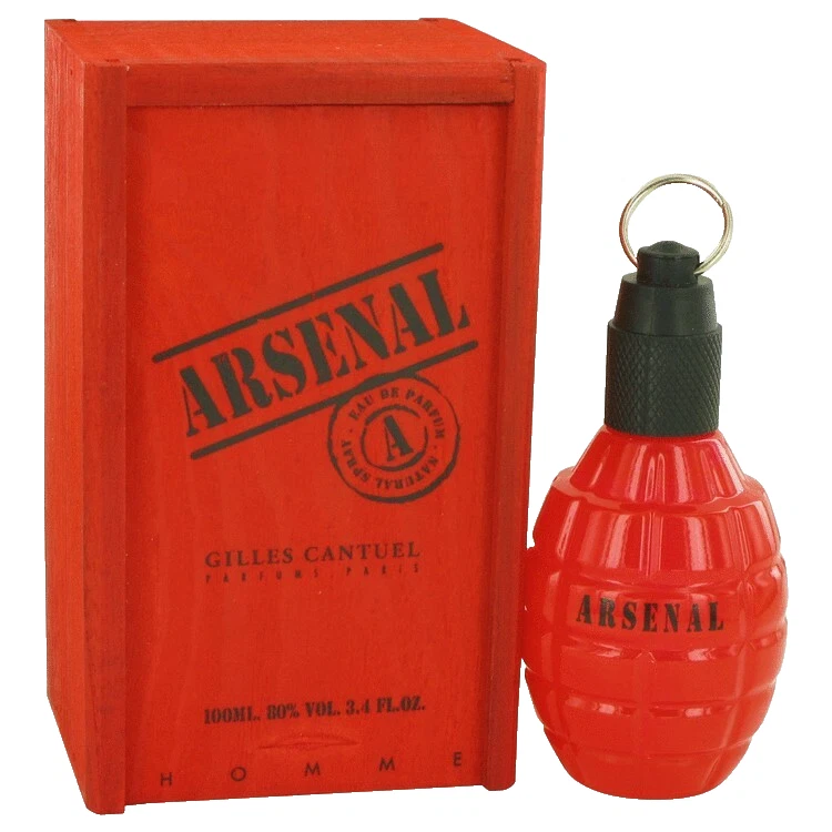 Gilles Cantuel Arsenal Rojo (Nuevo) 100 ml EDP Eau de Parfum Spray para Hombres