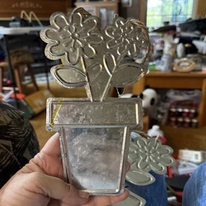 galvanized metal hanging flowers decor - Picture 1 of 9
