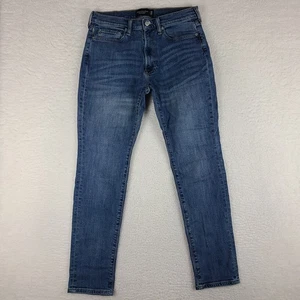 Abercrombie Fitch Jeans Men 32x32 Blue Athletic Slim Signature Stretch Dark Wash - Picture 1 of 13