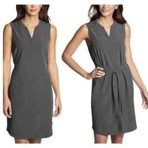 Eddie Bauer Departure Kleid mit geteiltem Ausschnitt grau Damen XL - Bild 1 von 10