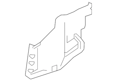 Genuine Nissan 2014 Nissan Pathfinder - Fender Liner 63840-3JV0A - Image 1 of 2