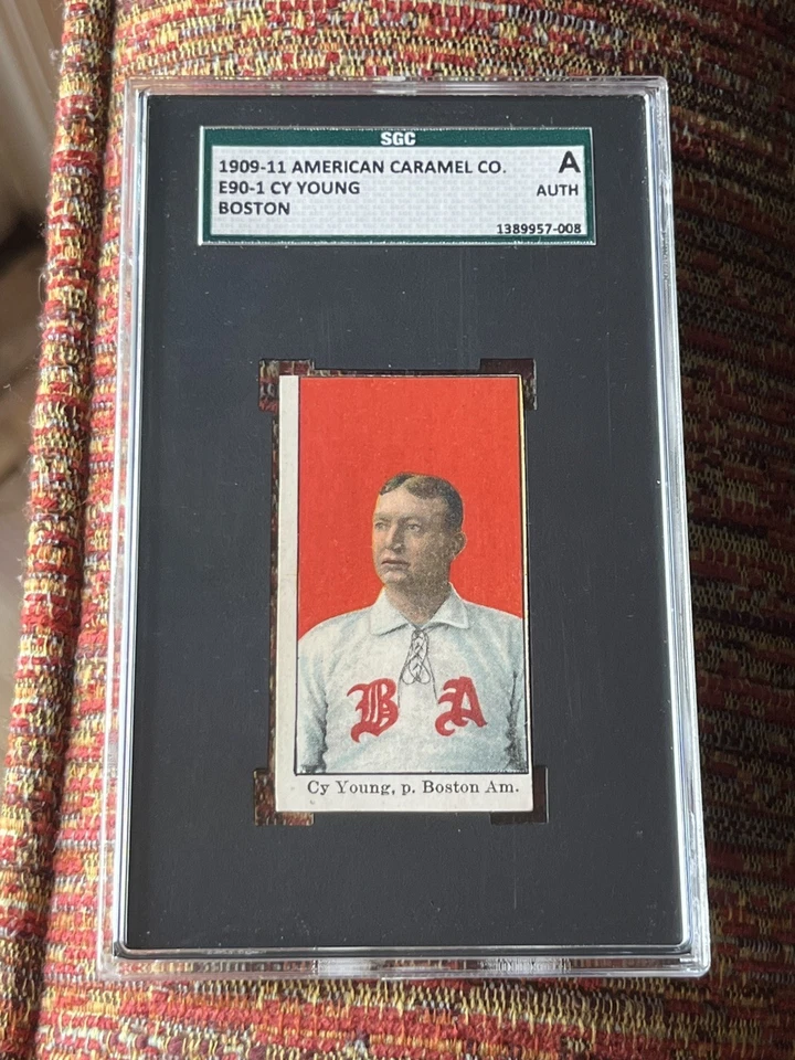 American Caramel Cy Young 1909 E90-1 - SGC auténtico  Foto 1 de 3