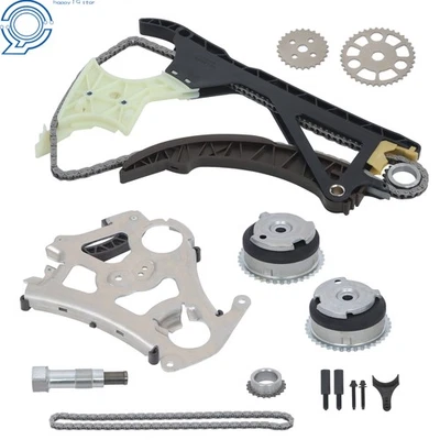 Kit de cadena de distribución bomba de aceite árbol de levas engranaje para BMW 330 335 X3 X5 N51 N52 N55 Foto 1 de 4