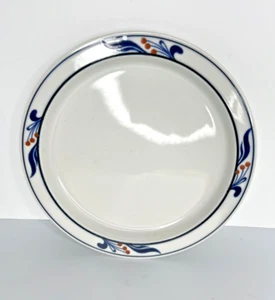 "Plato de almuerzo DANSK Bistro Maribo 8 5/8"" rojo baya hoja azul Japón disponible" - Imagen 1 de 4