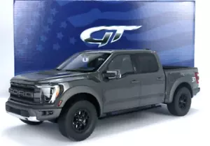 1/18 Ford F-150 Raptor Pick Up 2022 gris resina de GT Spirit US051 exclusiva de EE. UU. - Imagen 1 de 9