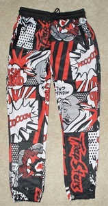 Pantaloni marca Reason New York cravatta in corda stravagante cartone animato medi nuovi - Foto 1 di 8