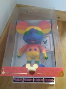 Disney Mickey Mouse Rainbow Pride Special Limited Edition 16" Plush - Picture 1 of 7