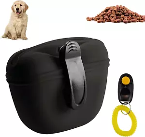Leckerlitasche für Hunde, Hunde Futterbeutel aus Silikon mit Trainingsklicker, S - Bild 1 von 7
