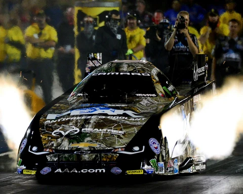 John Force Pro Stock Camaro Peak Military Funny Car Poster 11"x17" Photo Cover
