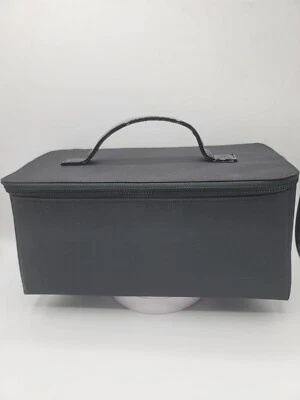 MAC Large Carry All Makeup Cosmetics Travel Bag 12x6x5 Black - Image 1 of 4