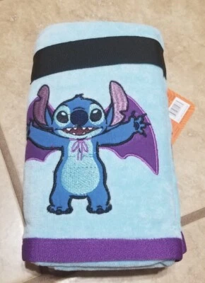 Disney Halloween Bat Stitch 2pk Hand Towels - Image 1 of 2