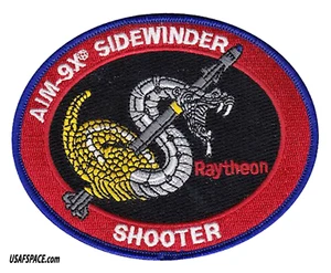 MISIL RAYTHEON USAF AIM-9X - PRÓXIMA GENERACIÓN SIDEWINDER-SHOOTER - PARCHE VEL - Imagen 1 de 3