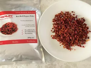 FORUN Dried Red Bell Pepper Flake-Strong Flavour,Fresh Red - Picture 1 of 3