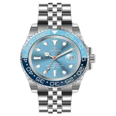 Orologio Uomo Automatico LORENZ Cassa e Bracciale Acciaio con Datario 28196MM - Immagine 1 di 4