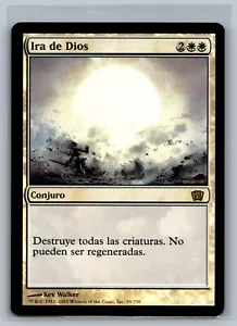 Magic MTG SPANISH Core Set 8th Edition Wrath of God #58/350 Foil TCG CCG Eighth - Picture 1 of 2