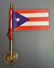 Peurto Rico Peurto Rican Mini-Pole Flag w suction cup for Window/Car Display