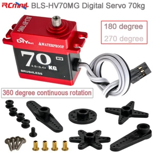 70kg BLS-HV70MG Metal Gear Digital Servo Brushless Motor 4.8-8.4V for RC Car - Picture 1 of 4