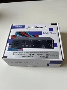 Arturia MiniFuse 1 USB Audio Interface, Black - Picture 1 of 3