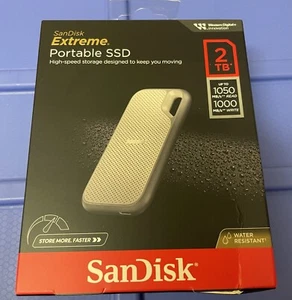 SANDISK EXTREME PORTABLE SSD 2TB (SDSSDE51-2T00-AW25) BRAND NEW!!!!! - Photo 1/5