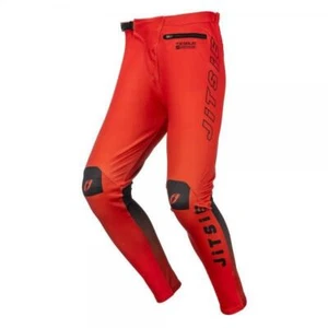 NEW 2025 JITSIE T3 SOLID TRIALS BIKE RIDING PANTS / TROUSERS GREAT QUALITY. RED - Picture 1 of 2