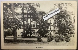 1920s 1932 SALTSBURG, PA, THE KISKI SCHOOL GYMNASIUM POSTCARD - Picture 1 of 2