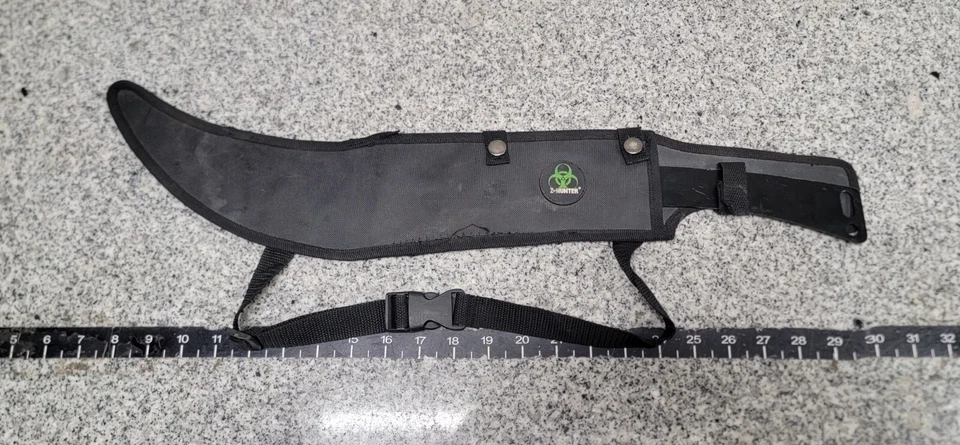 Z Hunter Machete Stainless Apocalypse Sword, Zombie Hunter ZB-020 FOR PARTS - Image 1 of 4