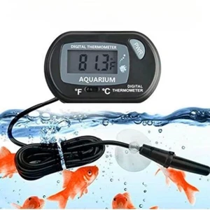 Digital LCD Thermometer Aquarium Fish Tank Vivarium Water UK Seller - Picture 1 of 11