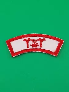 Kochen rot & weiß Segment Wippe Patch BSA Boy Scouts Of America NEU - Bild 1 von 2
