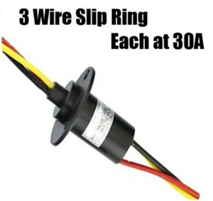 HEAVY 3 PHASE WIND TURBINE GENERATOR SLIP RING 30 AMP PER CONDUCTOR / WIRE - Picture 1 of 2