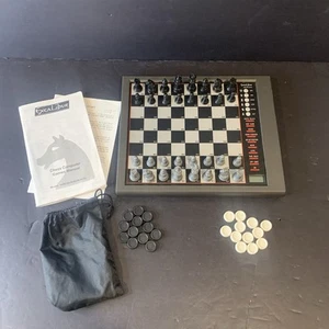 Excalibur Electronics Alpha Electronic Chess & Checkers Board Game 2 in 1 - Picture 1 of 19