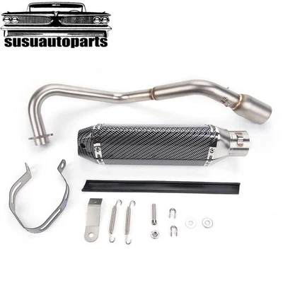 Header Exhaust System Pipe Dual Hole Muffler For Honda Grom MSX 125 2013-2023 - Image 1 of 4