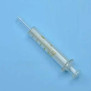 3 Pezzi Siringhe in Vetro 10ml con Iniettore Grande Calibro Fattoria Uso Veterinario - Foto 1 di 1