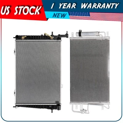 Radiator and AC Condenser Kit For 05 2006 2007 2008 09 Hyundai Tucson - Image 1 of 4