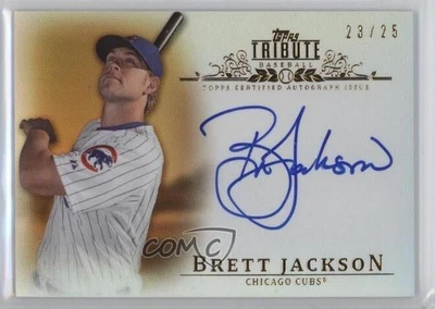 2013 Topps Tribute Auto Orange /25 Brett Jackson #TA-BJ2 Auto - Image 1 of 2