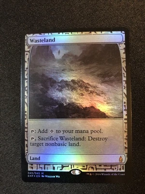 Wasteland #045 Full Art Zendikar Expeditions (Foil, NM/M) - Image 1 of 4