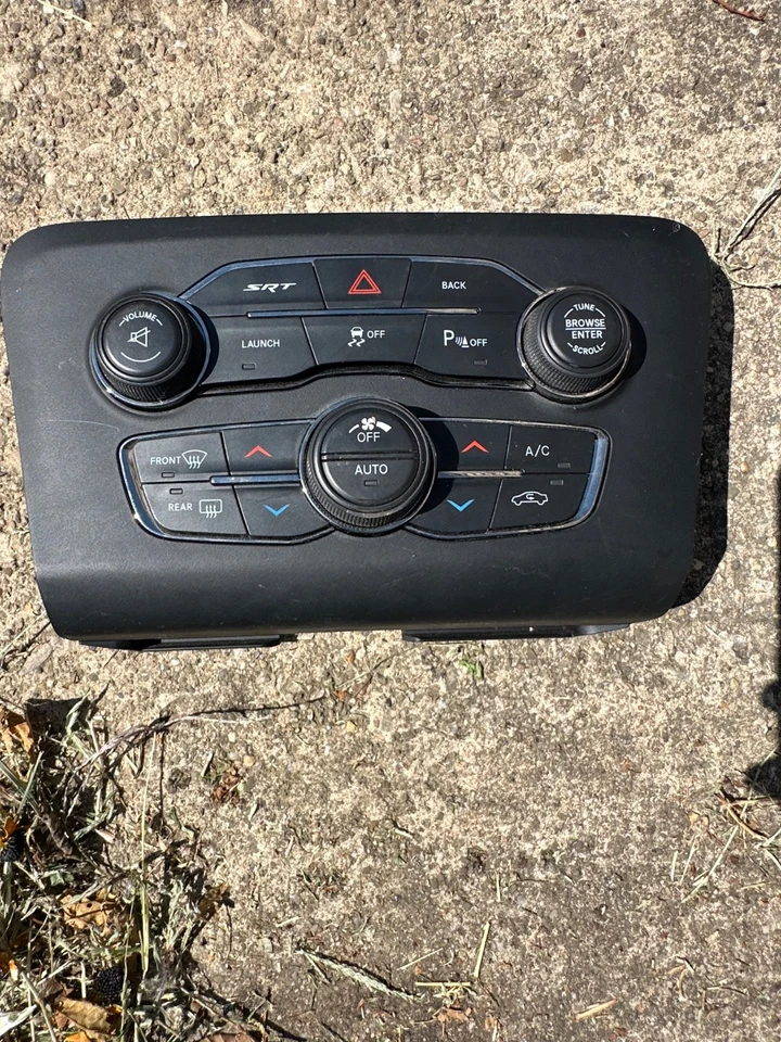 2015 to 2016 Dodge Charger Audio Climate Control Panel Temp Unit  (SRT/HELLCAT) - Image 1 of 1