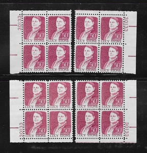U.S. MNH 1965 FIFTY CENT STONE MATCHING SET PLATE BLOCKS SCOTT 1293 - Picture 1 of 1