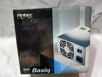 Antec Basic BP500U 500-Watt ATX12V Power Supply New Open Box - Image 1 of 4