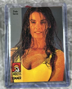 Endless Summer Portfolio Bikini Girl Trading Card mit Top Loader #4 Paula Garcia - Bild 1 von 2