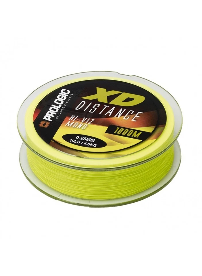 Prologic XD Distance 1000m Monofile Angelschnur Weitwurf Hi-Viz Karpfen - Bild 1 von 1