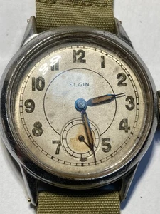 Reloj Pulsera Elgin Ord Dept Segunda Guerra Mundial Edición Militar - Imagen 1 de 13