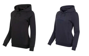 LeMieux Ladies Elite Hoodie Navy Black Pockets Drawcord Cosy Relaxed fit - Picture 1 of 21