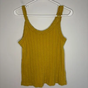 UNIVERSAL THREAD NEW Tank Womens S Gold Ribbed - Picture 1 of 7