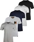 5-Pack Assorted Cotton T-Shirts Comfort Soft Crew Neck Short Sleeves Tee S-XL