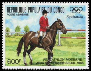 P.R. KONGO C390 - Olympiade Seoul "Reiter" (pb89671) - Bild 1 von 1