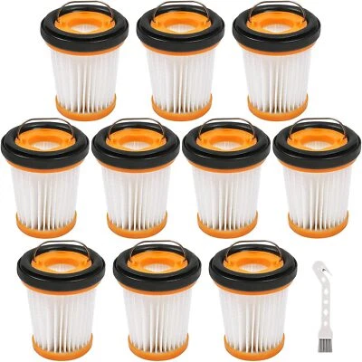 RJNLSC 10 Pack WV201BK Vacuum Filters Replacement for Shark Wandvac ION W1 S87...