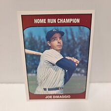 1985 TCMA Home Run Champion Joe DiMaggio Baseball Card NM