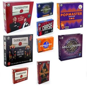 Ginger Fox Games (Various) - Taskmaster House of Games Traitors Other Card Games